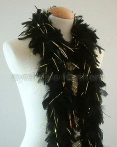 45 Grams Chandelle Feather Boa,  20+ Multiple Colors & Patterns to pick from - Picture 1 of 20