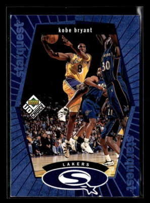 1998-99 Upper Deck Choice Kobe Bryant StarQuest Blue Lakers FX5179 - Image 1 of 2
