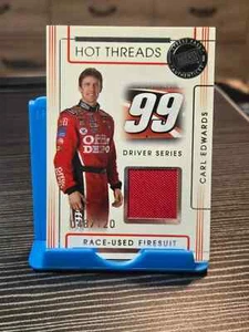 2008 Press Pass Premium Hot Threads Drivers Firesuit /120 Carl Edwards #HTD-8 - Picture 1 of 2