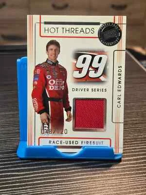 2008 Press Pass Premium Hot Threads Drivers Firesuit /120 Carl Edwards #HTD-8 - Image 1 of 2