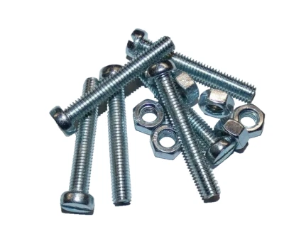 Gewindeschraube / Zylinderkopfschraube M6x40 mm mit Mutter Verzinkt / 6 Stück - Bild 1 von 2