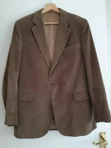 Shannon Vintage Corduroy Taupe Jacket Made In Great Britain 41" Chest Regular - Picture 1 of 19