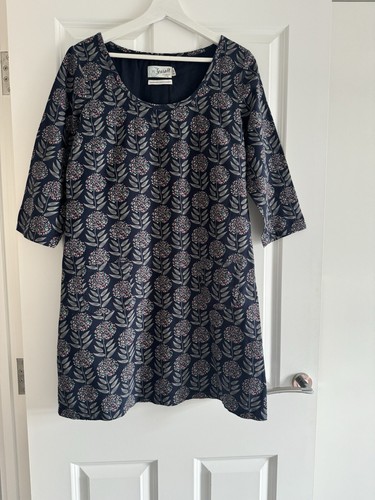 VALENTINO Abito Seasalt Valentine 100% cotone completamente foderato con tasche taglia 12