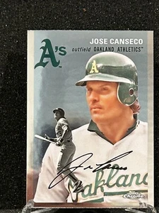 2023 Topps Chrome Platinum Jose Canseco #356 - Oakland Athletics - Picture 1 of 2