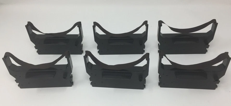 6pk black ink ribbon cartridge for Citizen Idp3545 Idp4530 Idp4540 IR61B printer - Image 1 of 1