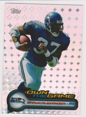 2006 Topps Own the Game Shaun Alexander #OTG3 Seattle Seahawks NM or Better - Image 1 of 2
