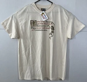 lazy carrot skeleton graphic crewneck t-shirt men’s size XL tee big logo - Picture 1 of 12