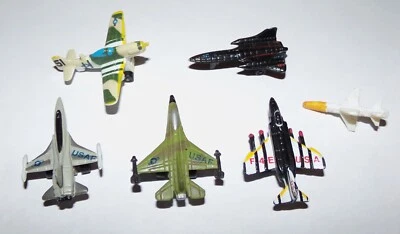 1987 Galoob Micro Machines 1988 Funrise Micro Jets Plane Missile Lot - Image 1 of 2