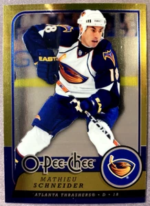2008-09 O-Pee-Chee Metal Parallel #603 Mathieu Schneider Atlanta Threashers - Picture 1 of 1