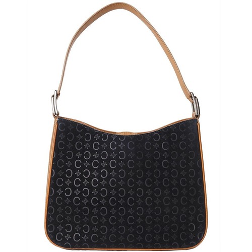 Borsa a tracolla Celine C Blazon nera donna scamosciata molto rara prezzo premium