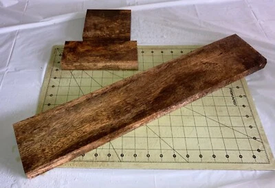 Tableros de mango hawaianos divididos de 3 piezas (2 gratis) ~ 23" x 4 1/4" x 1" (#1-2)  Foto 1 de 4