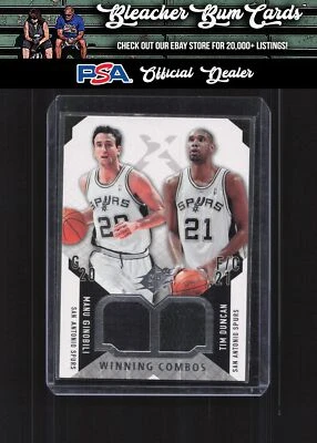 2004-05 SPx WC-GD Manu Ginobili / Tim Duncan Winning Combos - Image 1 of 2