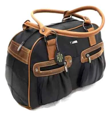 COW HIDE REAL LEATHER LORENZ LARGE LADIES WEEKEND SHOULDER BAG HAND BAG - Image 1 of 4