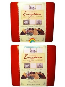 2 x Trader Joe's Belgian Cookie Collection 12 Delicious Varieties 35.2 oz Each  - Picture 1 of 6