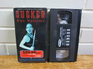 Sucker the Vampire VHS Tape Horror Movie Troma Team Video 1998 Screener Gothic - Picture 1 of 7
