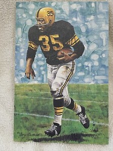 JOHN HENRY JOHNSON STEELERS GOAL LINE ART SERIES 2 UNSIGNED CARD 45 GLA