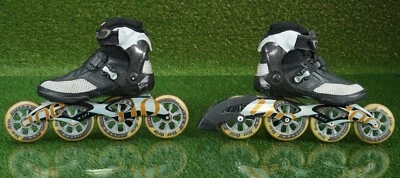 K2 Radical Pro ILQ9 2007 100 mm x 110 mm patines de velocidad en línea, EE. UU. 8 UE 40,5 Foto 1 de 4