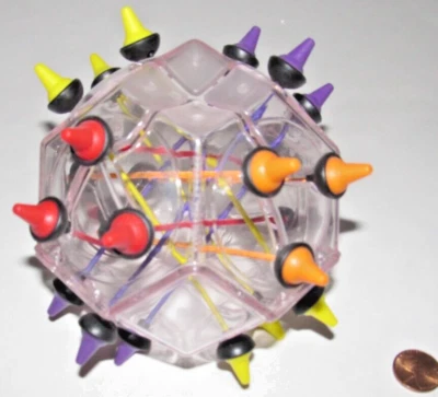 3D Brain Teaser Puzzle Ball -Brainstring Advanced Recent Toys -Creative Knots A4 - Image 1 of 2