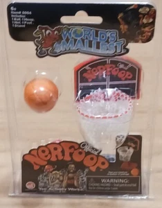 NERF World's Smallest Official NERFOOP Nerf Basketball Hoop by Hasbro NOS NLA - Picture 1 of 7