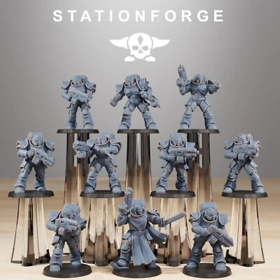 Socratis Legion Marines x 10 Space Infantry, Stationforge