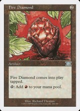 1 x MTG NM Fire Diamond 6Th Edition Uncommon