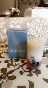 Avon Lavender Pillar Candle - Avon Home Fragrance Collection - Floral - RARE - Picture 1 of 2
