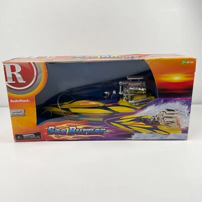 Vintage Radio Shack Radioshack RC Radio Control Sea Burner Boat NEW in BOX NOS - Image 1 of 4