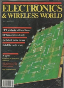Electronics World Mag FFT Analysis Without Tears July 1989 SEALED 061821nonr - Imagen 1 de 1