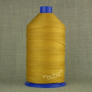 VERY STRONG TKT 8 GOLD SEWING THREAD 1500m SPOOL CORESPUN LEATHER OXELLA RASANT - Picture 1 of 1
