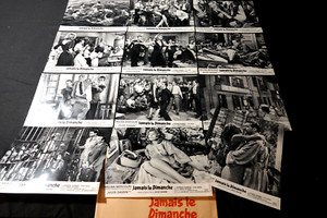 Pote tin kyriaki / Melina Mercouri Jules Dassin 12 lobby cards 1959