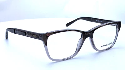 Óculos feminino Michael Kors MK4044 3260 cinza tartaruga gráfico retangular 52mm - Imagem 1 de 4