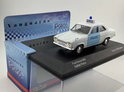 Vanguards 1:43 Scale VA09502 Ford Escort MkI Suffolk Police - Image 1 of 4