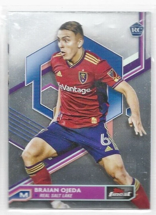 Braian Ojeda Real Salt Lake 2023 Topps Finest MLS Rookie #28 - Image 1 of 1