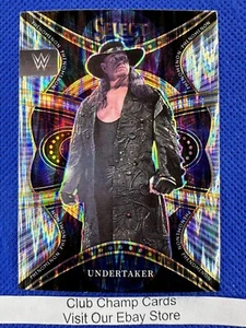 2022 #18 UNDERTAKER Panini Select WWE Legends Silver Flash Phenomenon Prizm - Picture 1 of 2