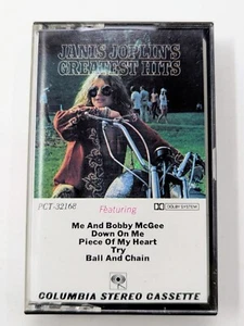 JANIS JOPLIN'S GREATEST HITS CASSETTE TAPE RELEASE PCT32168 Columbia Stereo 1973 - Picture 1 of 2