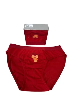 Slip Mutanda Uomo Natalizio Rossoporpora In Colore Rosso Con Stampa In Cotone - Immagine 1 di 4