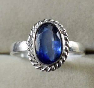 Anello Donna Naturale 3,85 Ct Ovale Zaffiro Blu Gemma Certificato Regalo Capodanno - Foto 1 di 7