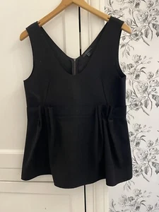 NWOT - COS Black Tunic Vest, Size 36 (UK 8/10) - Picture 1 of 3