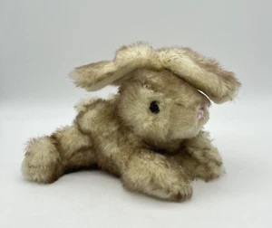 Dan Dee Collectors Choice Plush Bunny Rabbit 9" Soft Fuzzy Brown Yellow Spring - Picture 1 of 15