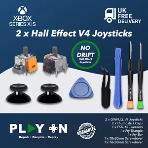 Xbox Series S/X 2x Hall Effect Joysticks | Tools+Caps | DRIFT-FREE | UK Dispatch - Picture 1 of 11
