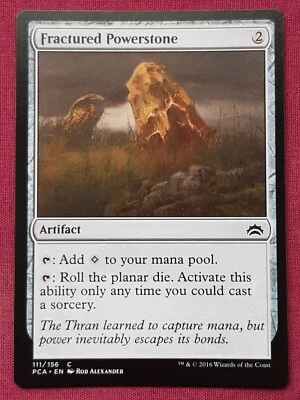 Magic The Gathering PLANECHASE ANTHOLOGY FRACTURED POWERSTONE artifact card MTG - Image 1 of 2