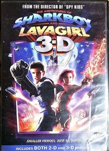 The Adventures of Sharkboy and Lavagirl 3-D (DVD, 2005) w/ 3-D Glasses - Foto 1 di 2