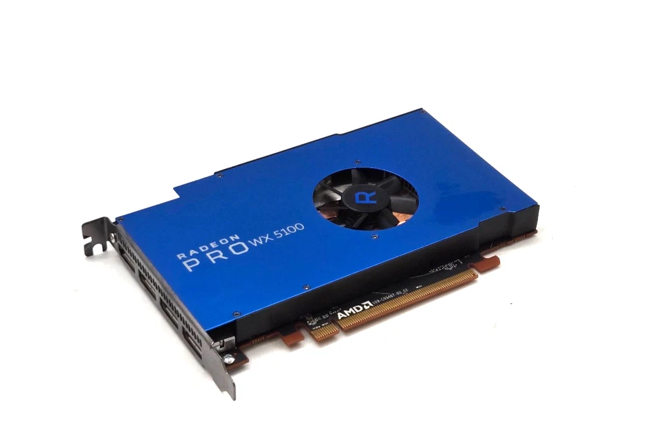 AMD Radeon PRO WX5100 8GB 4X DisplayPort Graphics Card High Profile. - Image 1 of 4
