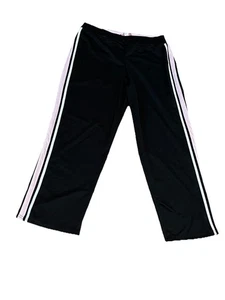 Fame 4 Fifteen sportliche Damen-Jogginghose 2X schwarz mit rosa weißen Streifen USA - Bild 1 von 6