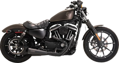 Vance & Hines 2-into-1 Upsweep Black Exhaust Harley Sportster 2014-2022 - Image 1 of 3