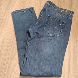 JACOB COHEN Dark Wash Limited Edition Jeans Mens Size 36 (33x32) Made In Italy - Picture 1 of 10