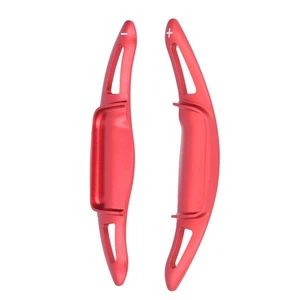 Pair Red Steering Wheel Shifter Paddle Extension Aluminium Alloy Part For Ca SLS - Picture 1 of 24