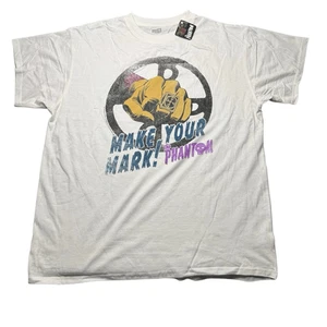 NWT Brisco The Phantom T Shirt Adult XL White Superhero Comics - Picture 1 of 9