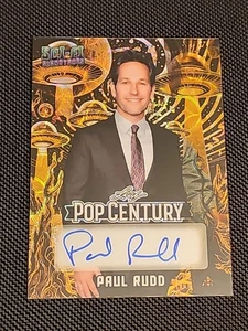 2025 Leaf Metal Pop Century Paul Rudd Gold Kaleidoscope Sci-Fi Signatures #d 1/1 - Picture 1 of 5