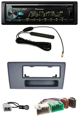 Pioneer CD MP3 AUX DAB USB Autoradio für Volvo S60 S70 C70 V70 00-03 dunkelgrau - Bild 1 von 4